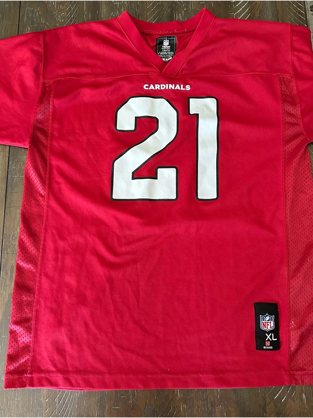NFL Arizona Cardinals #21 Peterson Youth Team Apparel Jersey XL